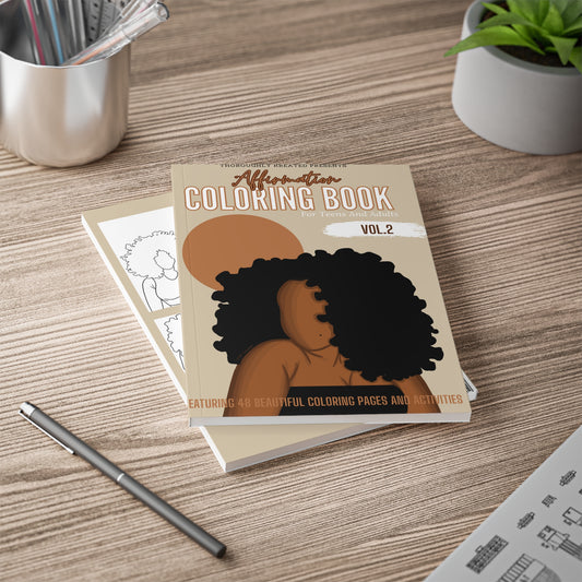 Affirmation & Activity Coloring Book Vol.2