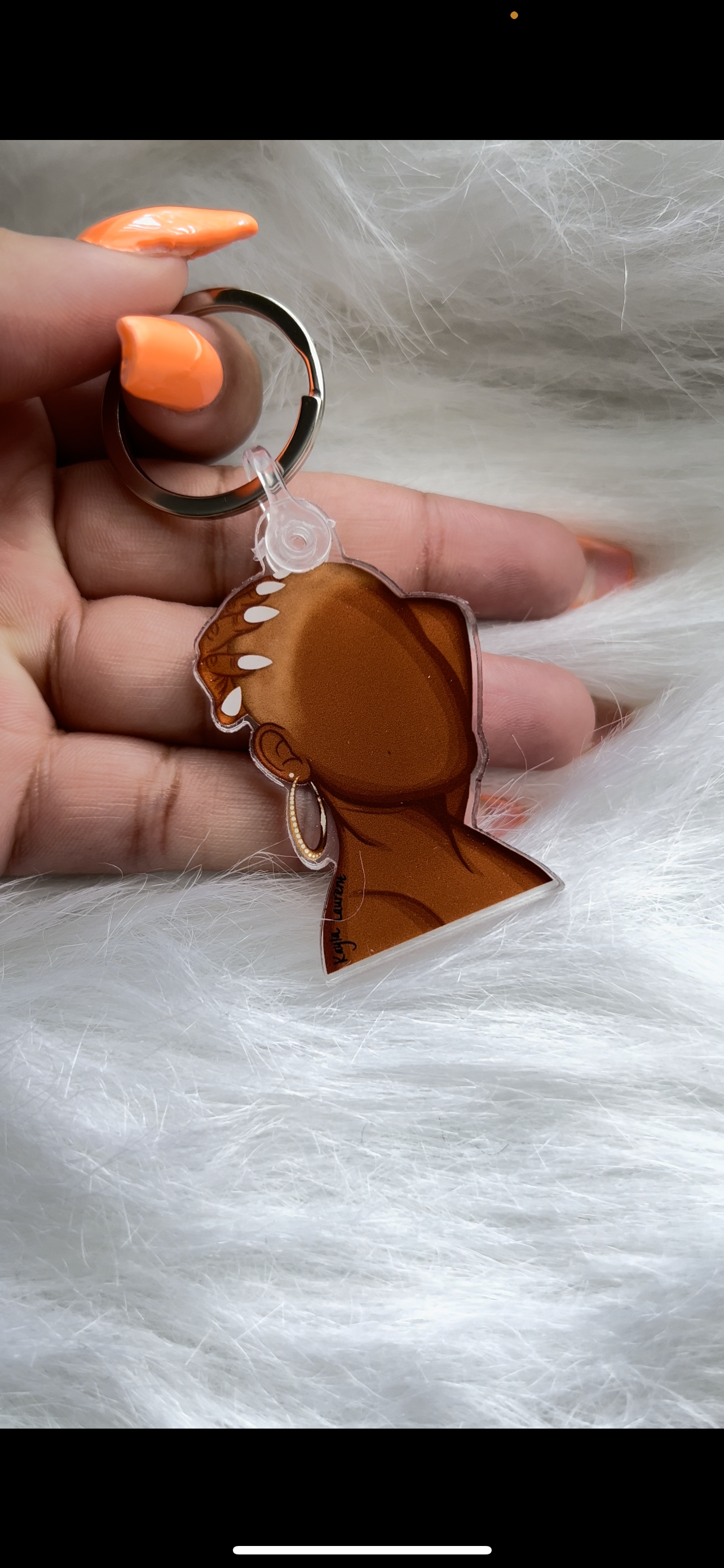 Perfect Imperfections Keychain